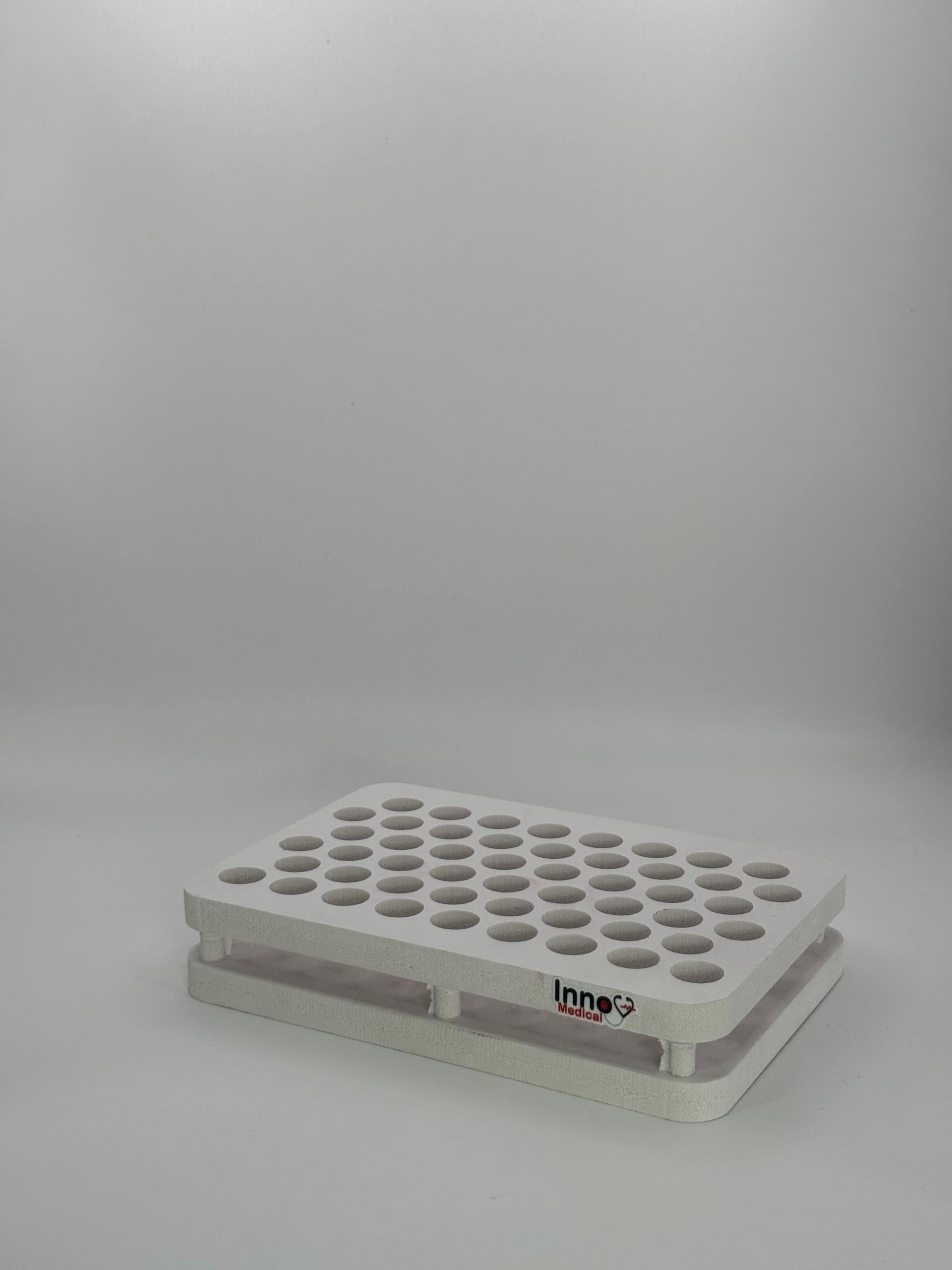 Portoir pour 50 tubes d'analyse 5ml