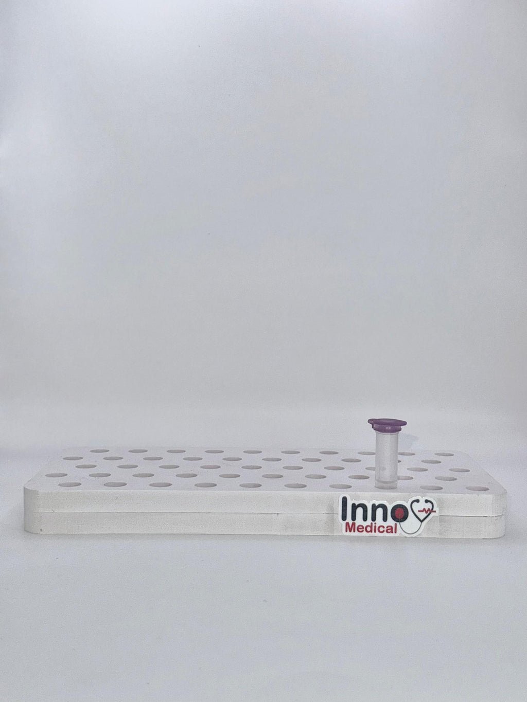 Portoir 50 microtubes plats