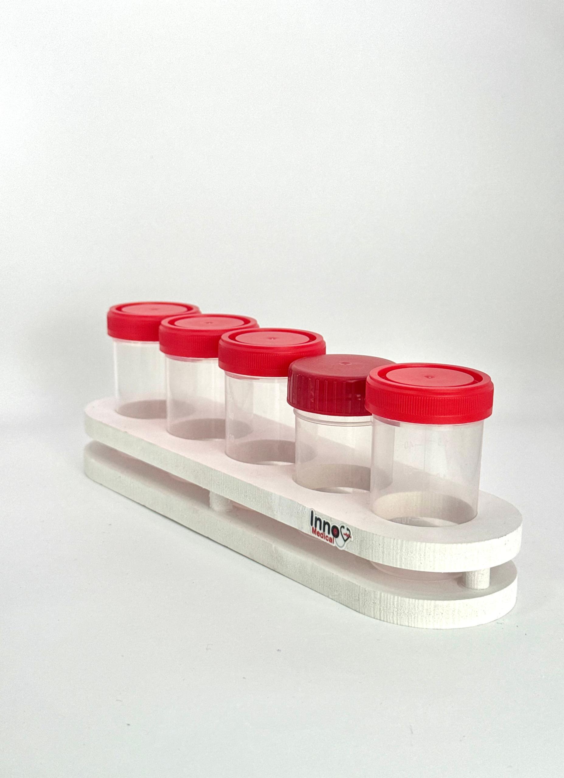 Portoir pour 5 pots a urine