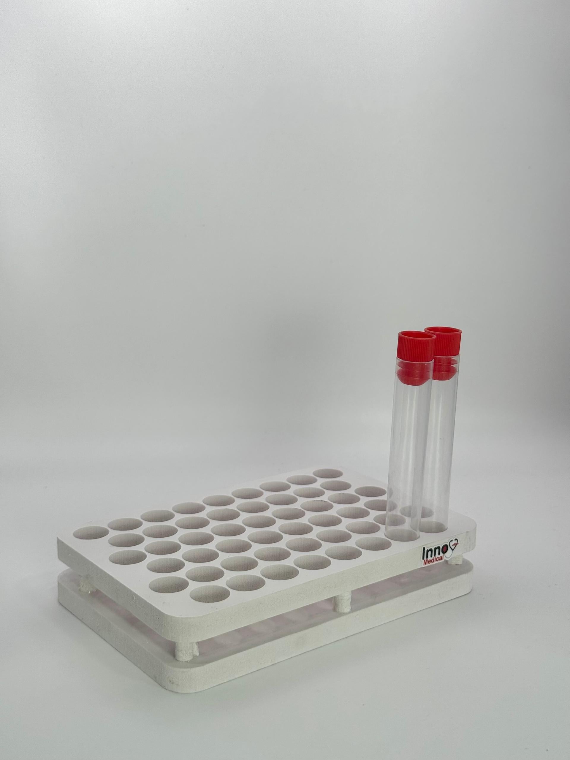 Portoir pour 50 tubes d'analyse 10ml